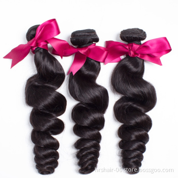 100% 10A Woman Hair Extension Mink Cuticle Aligned Raw Brazilian Virgin Straight Human hair Bundles with Closure